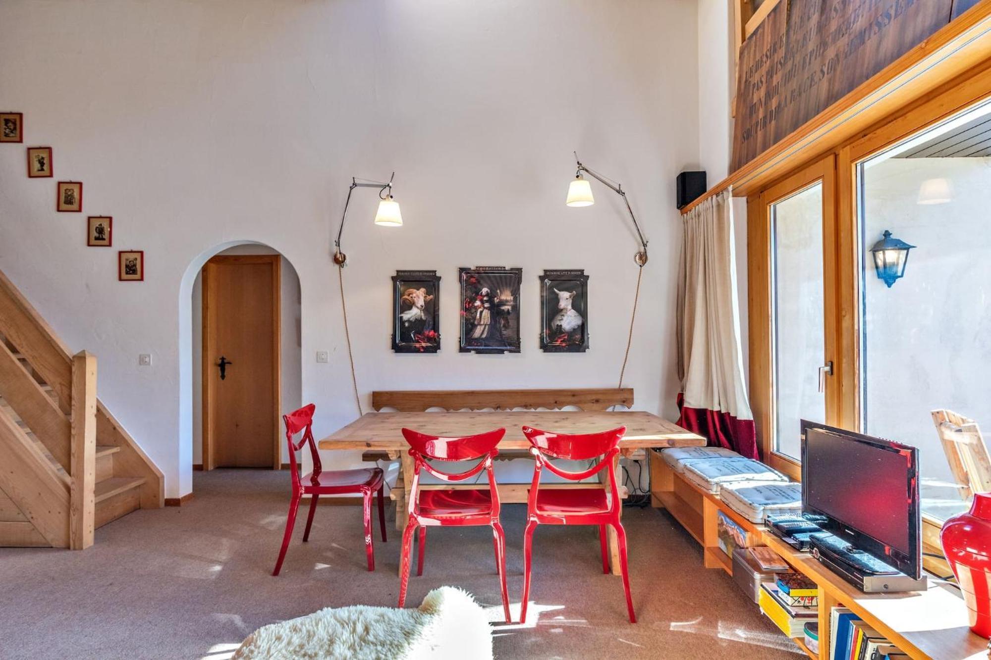 Apartament Chesa Panorama B - La Punt Zewnętrze zdjęcie