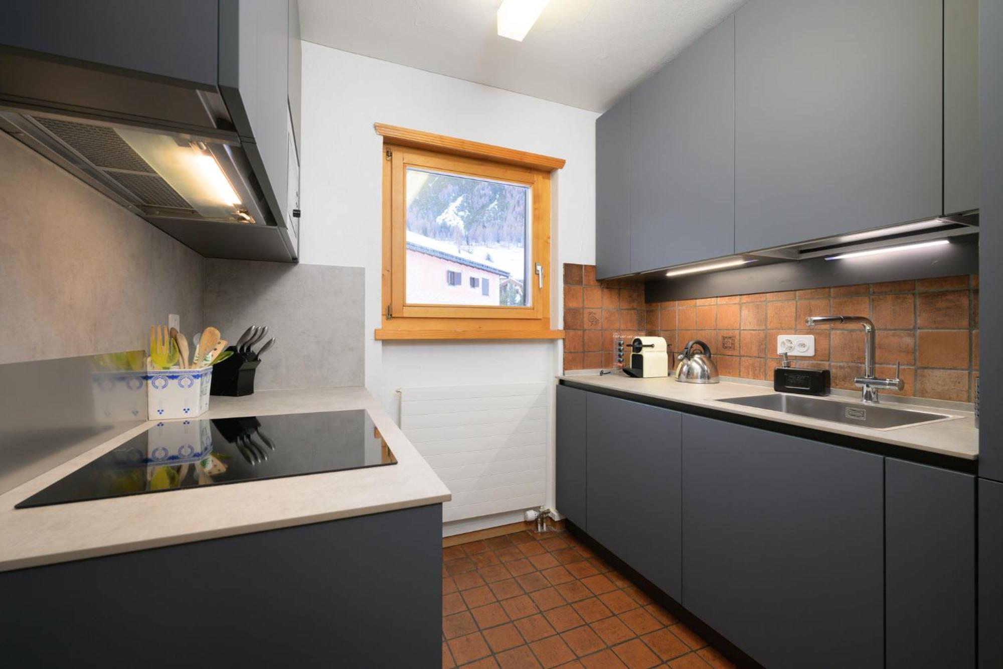 Apartament Chesa Panorama B - La Punt Zewnętrze zdjęcie